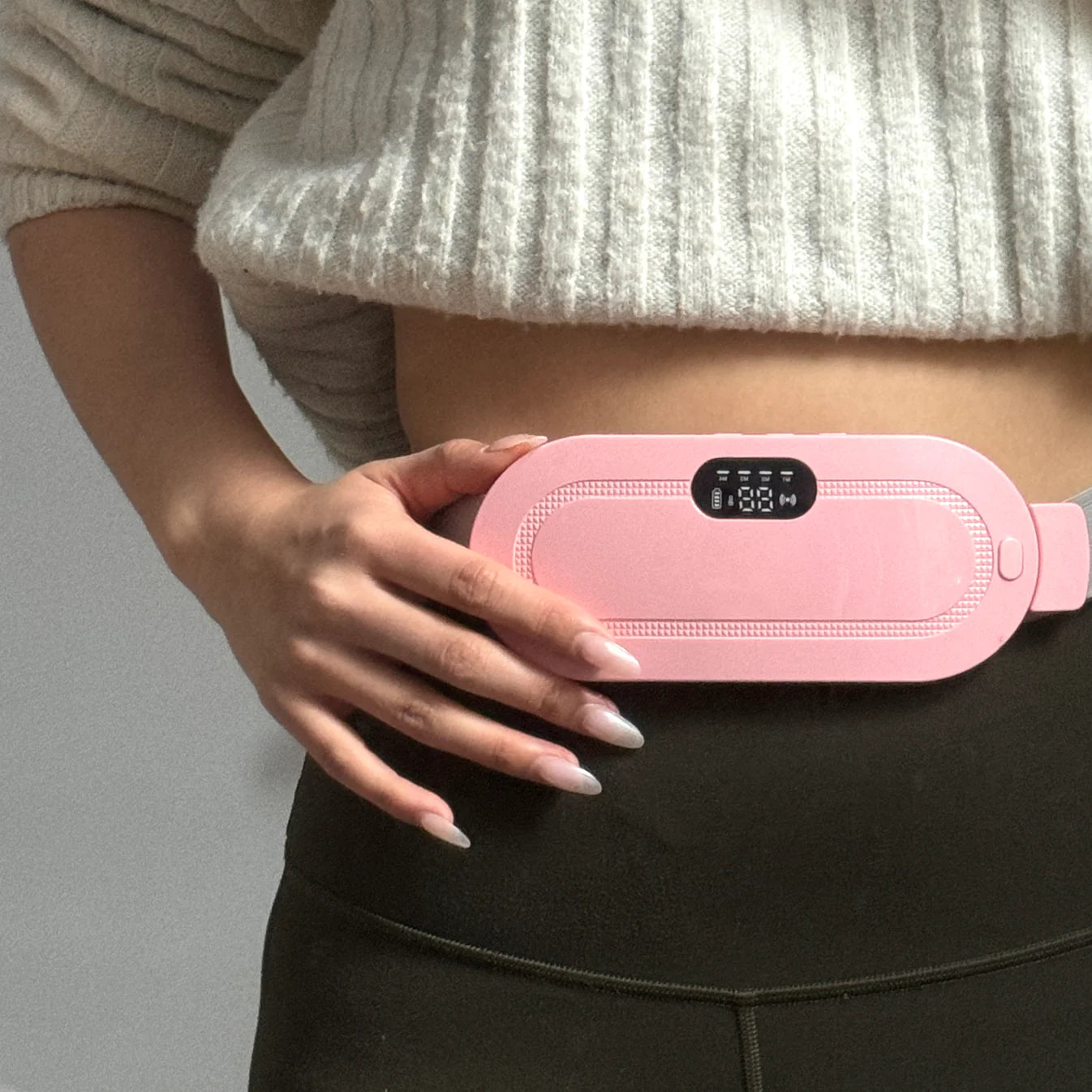 THEA™ Cordless Heating & Massage Pad – Fast Relief for Menstrual Cramps